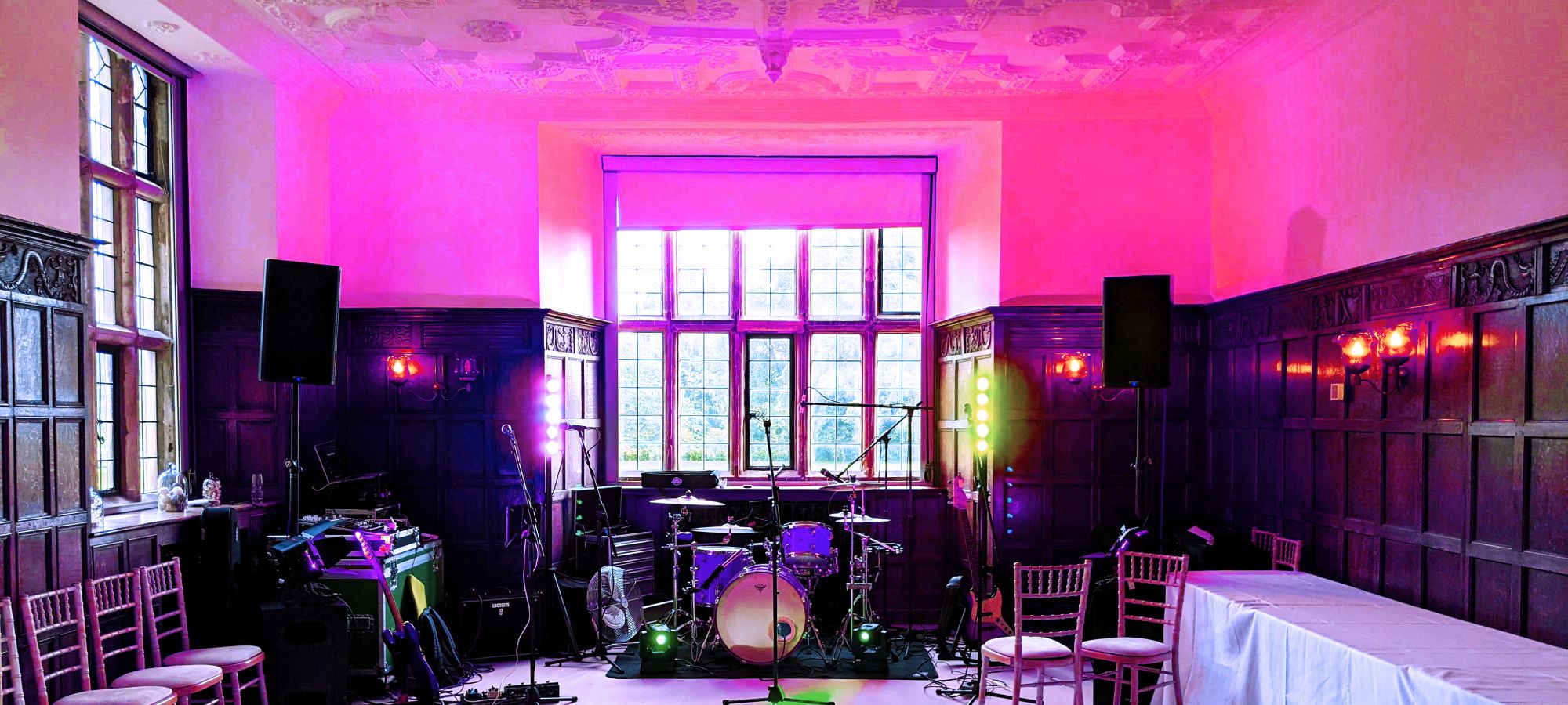 AKA Party Band in The Gallery at Wakehurst Place - Live Wedding Band | Wedding band Sussex | best Sussex wedding bands uk | best party bands | wedding entertainment | AKA Party Band