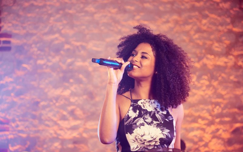 Seonaid singing with AKA wedding band - Live Wedding Band | Surrey wedding entertainment | live band for wedding | Live band for wedding reception | AKA Party Band